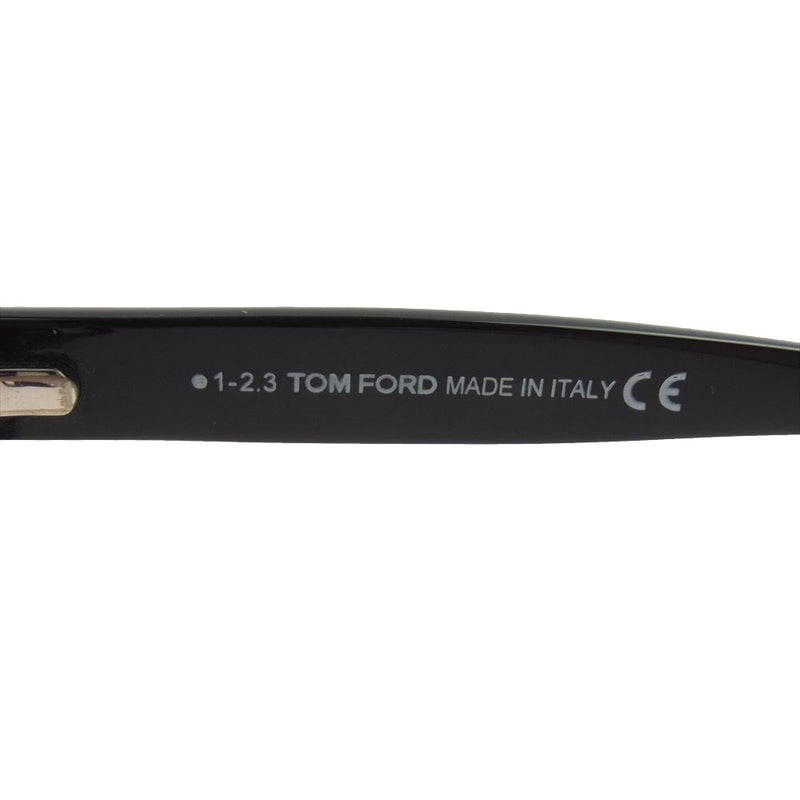 TOM FORD トムフォード TF5178 アジアンフィット ウエリントン メガネ 眼鏡  ブラック系 50□21【中古】
