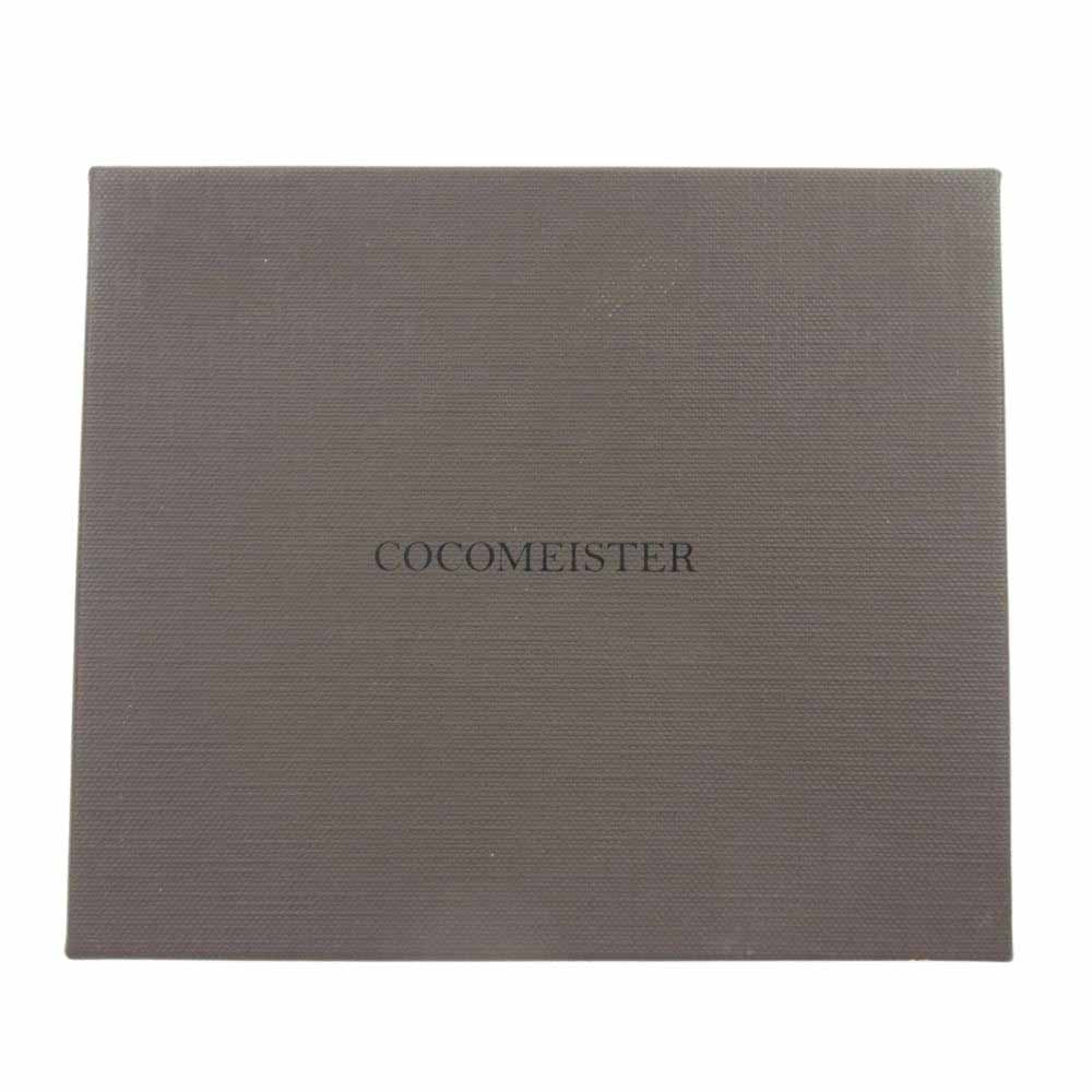 COCOMEISTER ココマイスター ロンドン ブライドル パース ファントム レザー 二つ折り 財布 ネイビー系【中古】