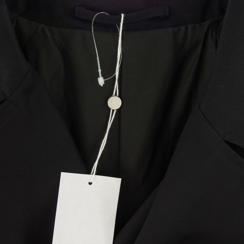 COMOLI コモリ 23SS X01-04001 コットンギャバジン タイロッケン コート  ブラック系 2【新古品】【未使用】【中古】