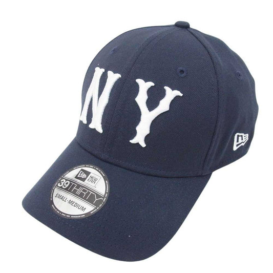 NEW ERA ニューエラ COOPERSTOWN NY ニューヨーク刺繍 5950 キャップ クーパーズタウン カスタム ニューヨークハイランダース 帽子 ネイビー系 S/M【中古】