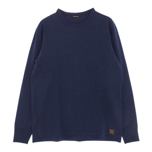 DELUXE デラックス WEAR 長袖 Tシャツ ロンT カットソー ネイビー系 L【中古】