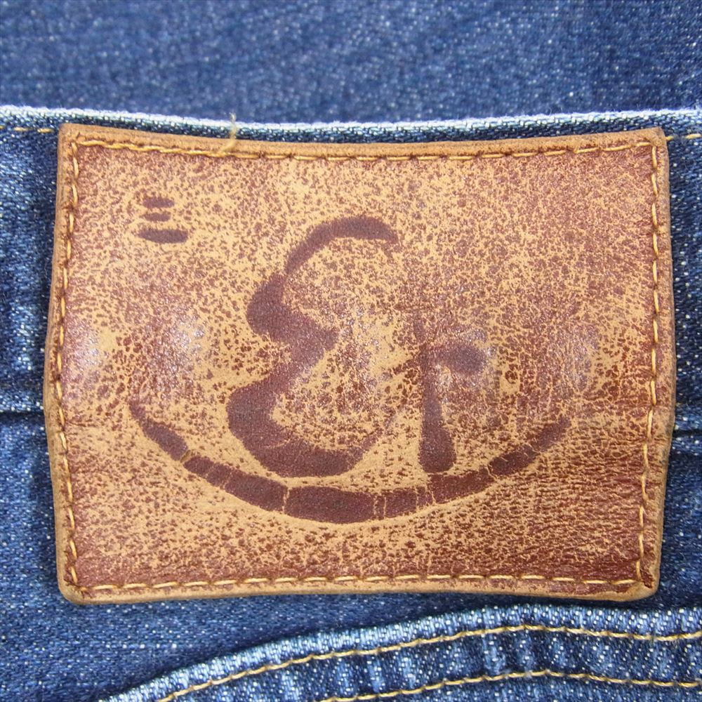 エターナル 52290 ストレッチ テーパードジーンズ デニムパンツ インディゴブルー系 34【中古】