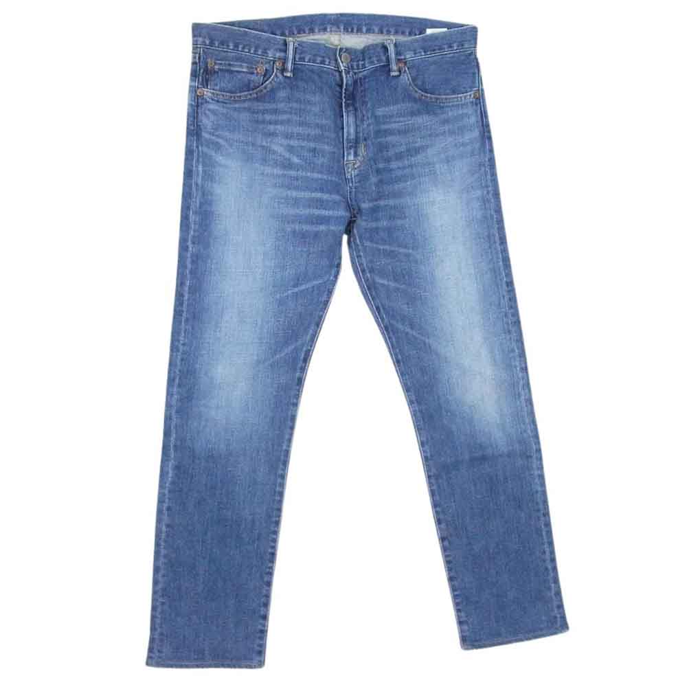 エターナル 52290 ストレッチ テーパードジーンズ デニムパンツ インディゴブルー系 34【中古】