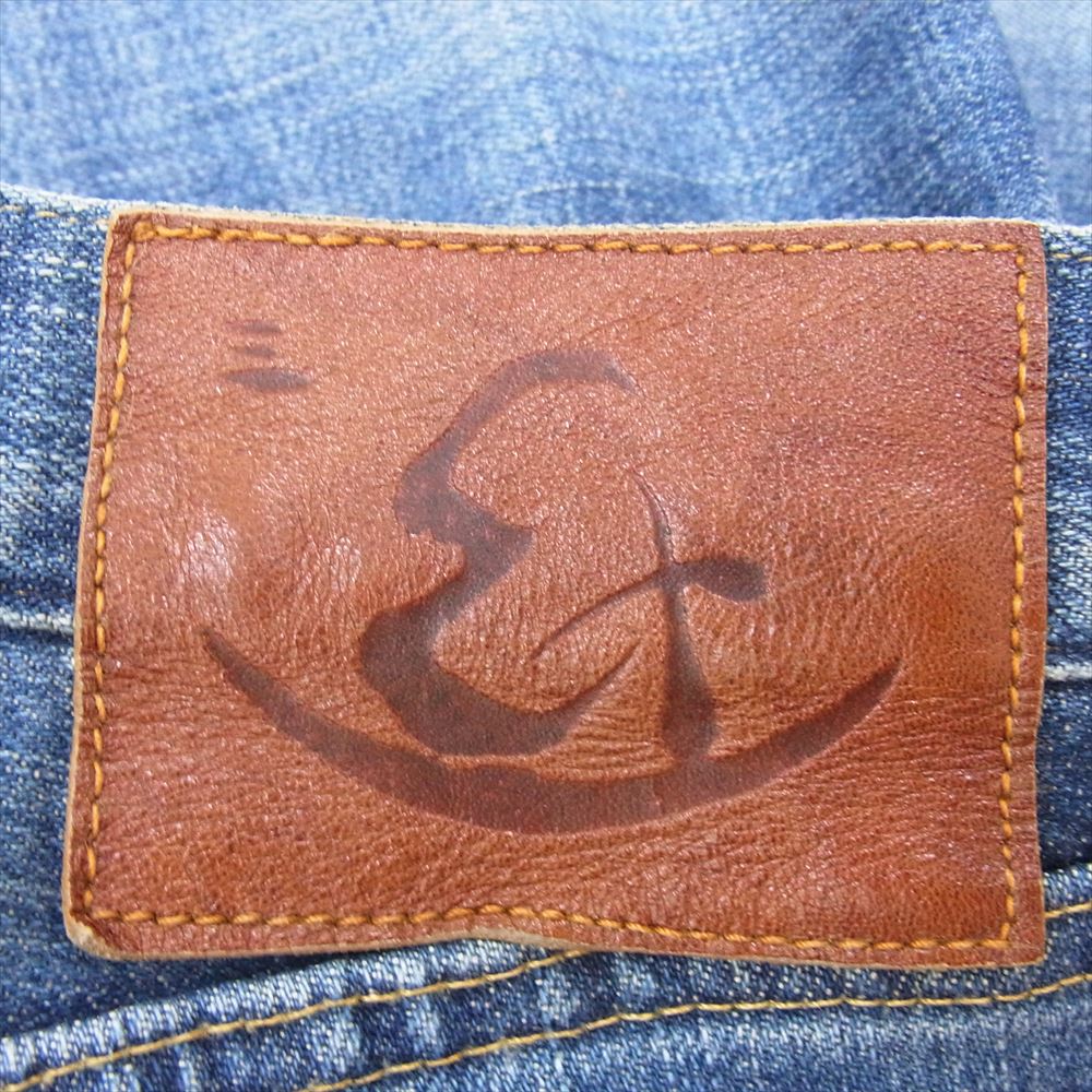 エターナル 52290 ストレッチ テーパードジーンズ デニムパンツ インディゴブルー系 34【中古】