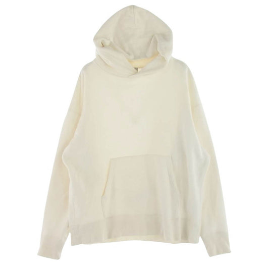 ユニオンランチ ロンハーマン別注 Organic Cotton Sweat Hoodie スウェット パーカー ホワイト系 L【中古】