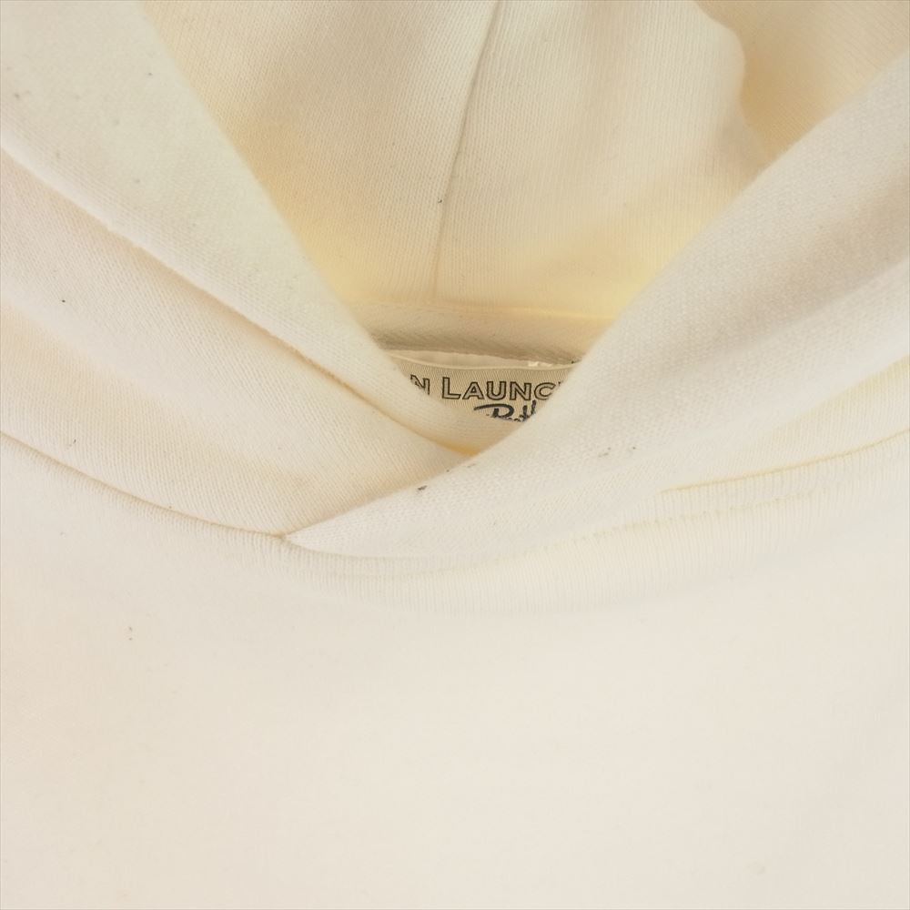ユニオンランチ ロンハーマン別注 Organic Cotton Sweat Hoodie スウェット パーカー ホワイト系 L【中古】