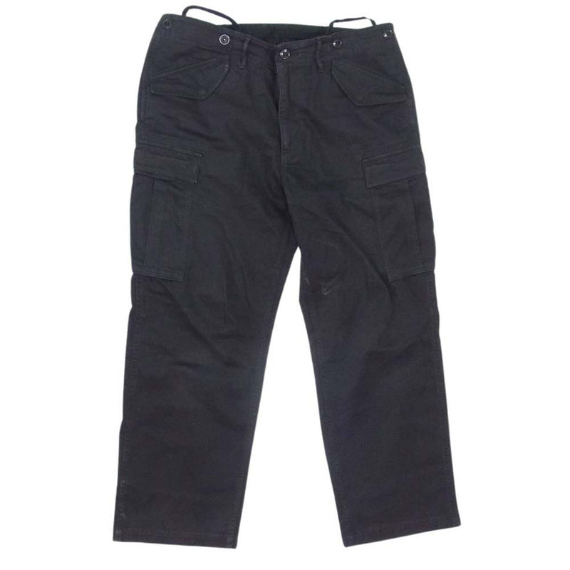 Ron Herman ロンハーマン 24SS TP003 THIRD PARTY サードパーティー Long Cargo Pants トラウザー パンツ ブラック系 L【中古】