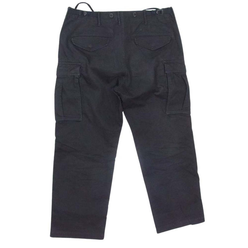 Ron Herman ロンハーマン 24SS TP003 THIRD PARTY サードパーティー Long Cargo Pants トラウザー パンツ ブラック系 L【中古】