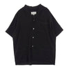 MAISON MARGIELA メゾンマルジェラ 23SS S50DR0003 SHORT-SLEEVED SHIRT レーヨンツイル 半袖シャツ ブラック系 50【中古】