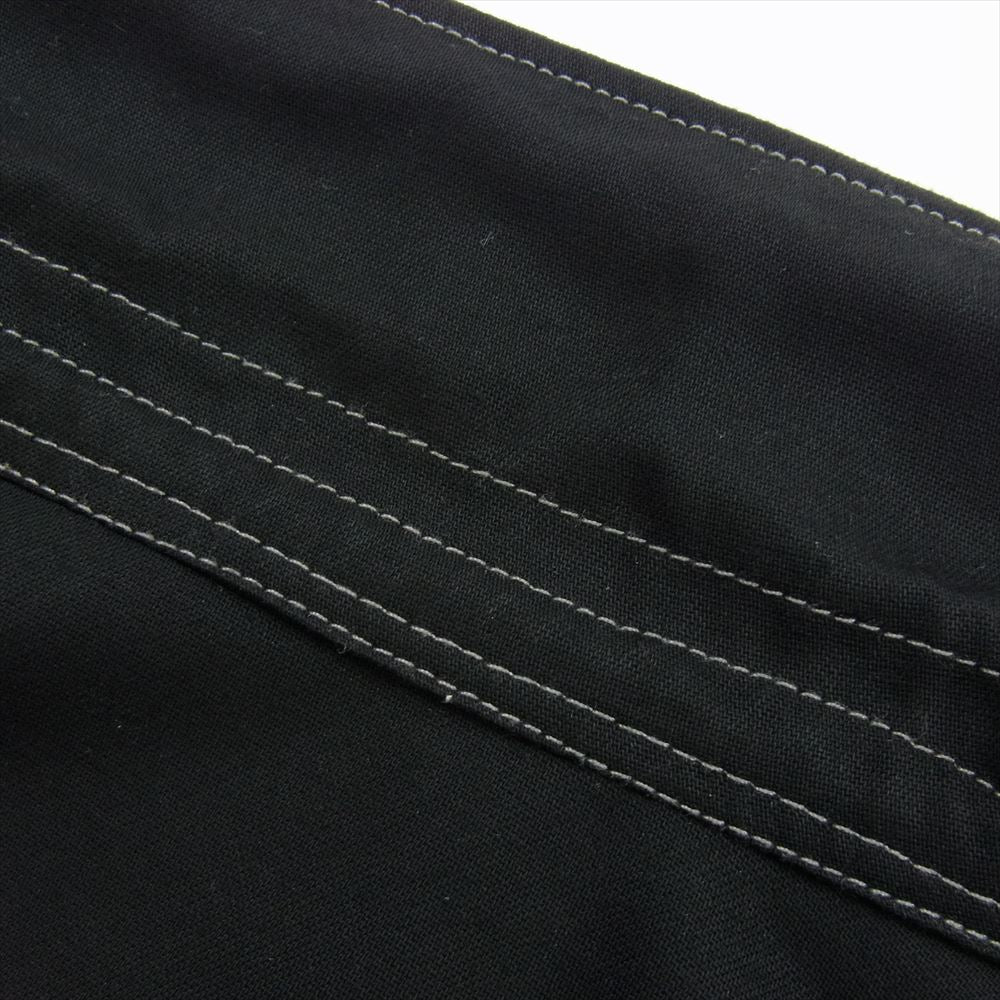 MAISON MARGIELA メゾンマルジェラ 23SS S50DR0003 SHORT-SLEEVED SHIRT レーヨンツイル 半袖シャツ ブラック系 50【中古】