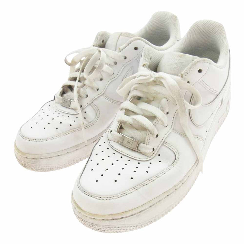 NIKE ナイキ 315122-111 Air Force 1 Low 07 White エアフォース1 ロー ホワイト ローカット スニーカー ホワイト系 27cm【中古】