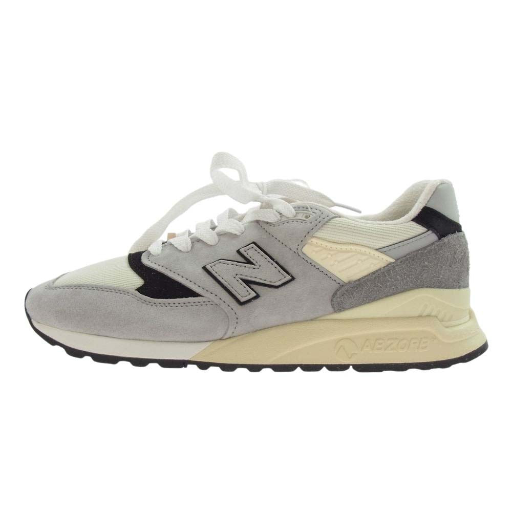 NEW BALANCE ニューバランス U998GB Made in USA 998 GB スエード ローカット スニーカー グレー系 27.5ｃｍ【極上美品】【中古】