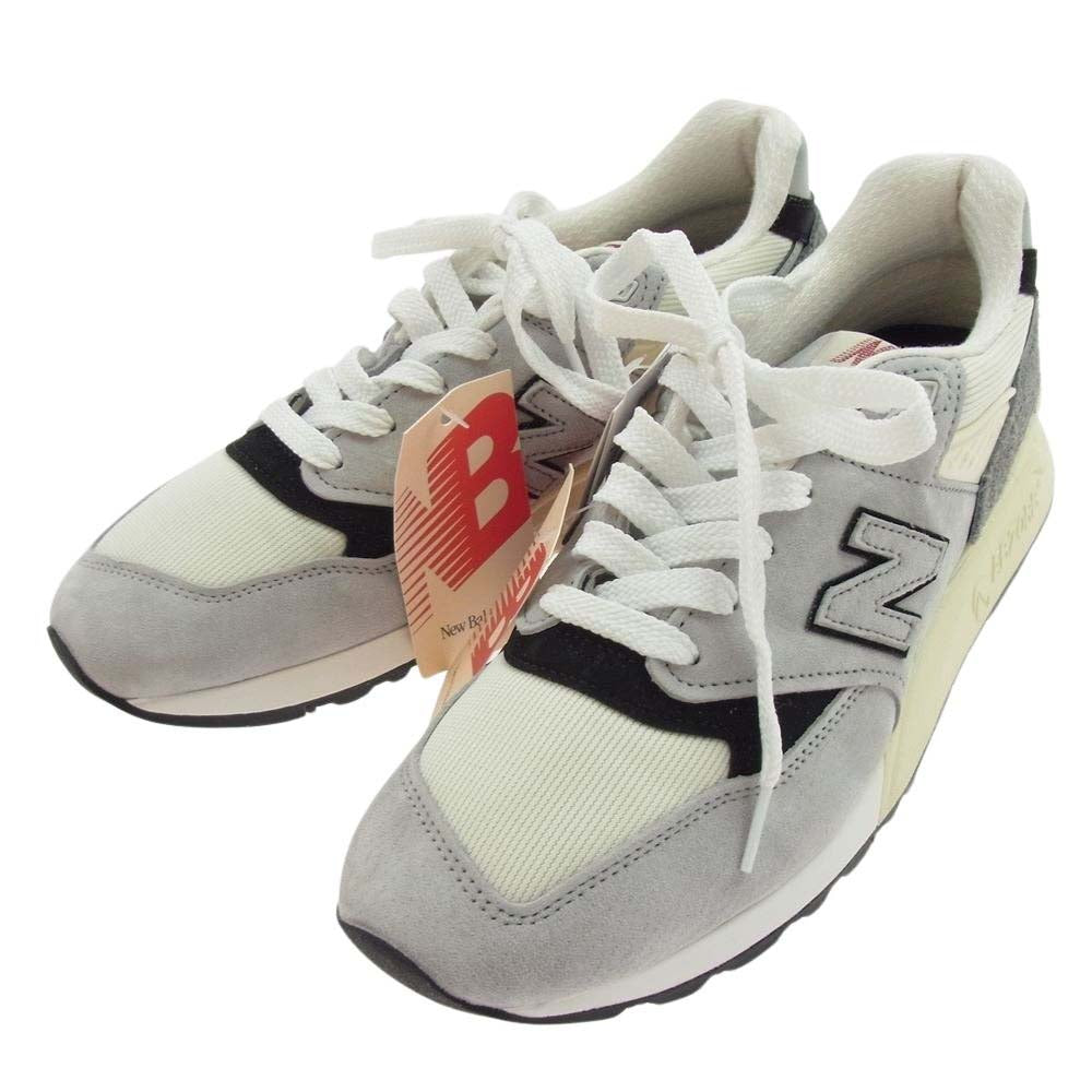 NEW BALANCE ニューバランス U998GB Made in USA 998 GB スエード ローカット スニーカー グレー系 27.5ｃｍ【極上美品】【中古】