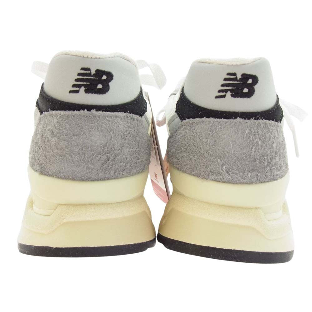 NEW BALANCE ニューバランス U998GB Made in USA 998 GB スエード ローカット スニーカー グレー系 27.5ｃｍ【極上美品】【中古】