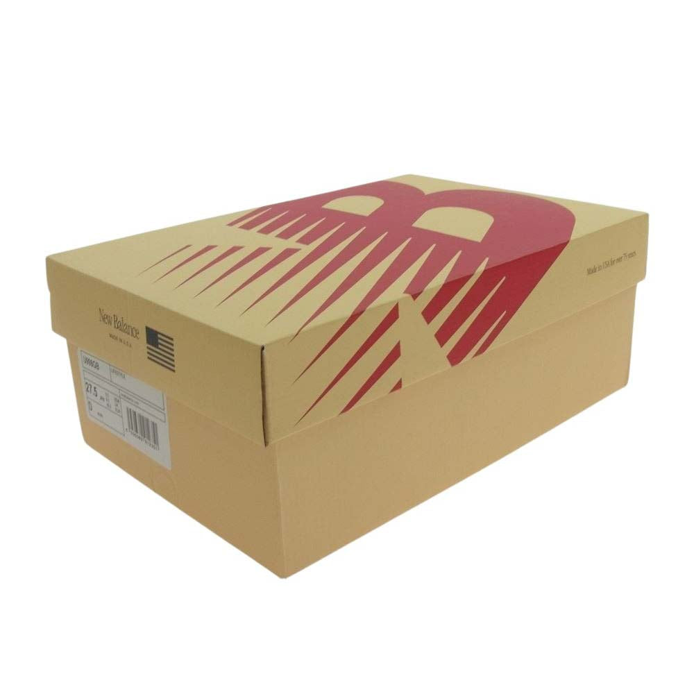 NEW BALANCE ニューバランス U998GB Made in USA 998 GB スエード ローカット スニーカー グレー系 27.5ｃｍ【極上美品】【中古】