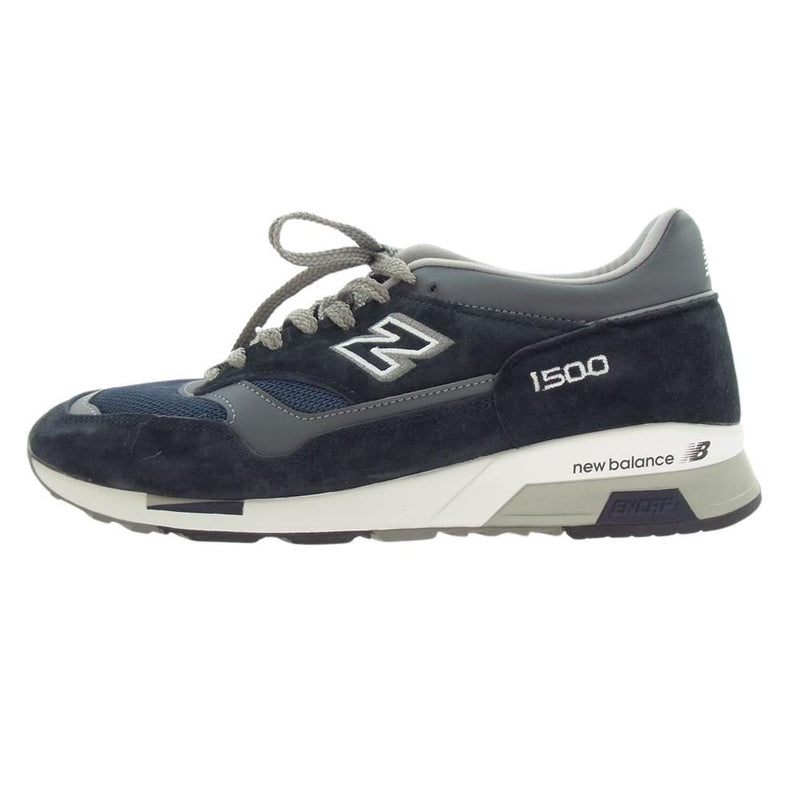 NEW BALANCE ニューバランス U1500PNV Made in UK 1500 PNV スエード ローカット スニーカー ネイビー系 27.5ｃｍ【極上美品】【中古】