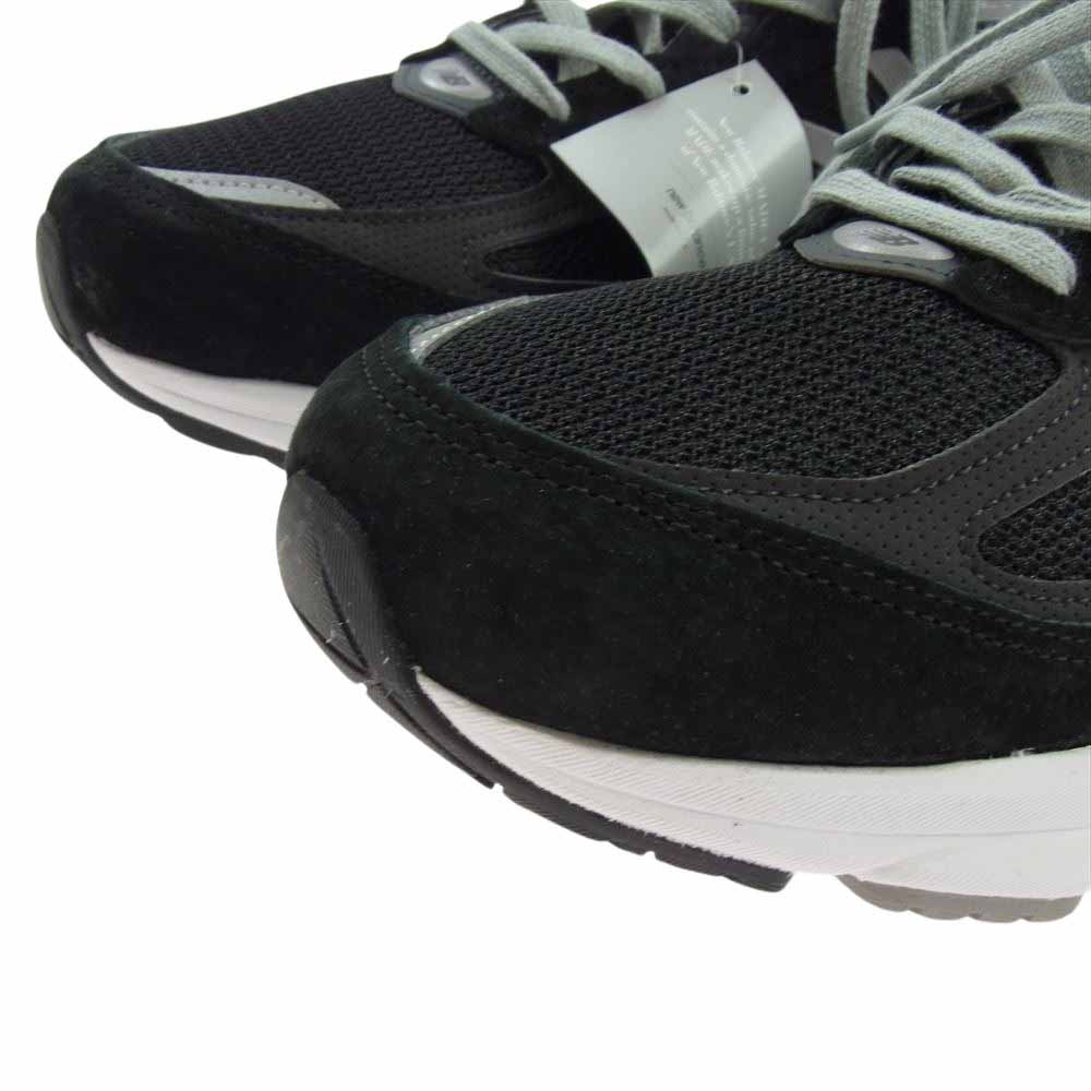 NEW BALANCE ニューバランス M990BK6 フェイクバスターズ鑑定済 Made in USA 990 v6 BK6 スエード ローカット スニーカー ブラック系 27.5ｃｍ【極上美品】【中古】