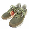 NEW BALANCE ニューバランス U990TB6 フェイクバスターズ鑑定済 Made in USA 990 v6 TB6 スエード ローカット スニーカー グリーン系 27ｃｍ【極上美品】【中古】