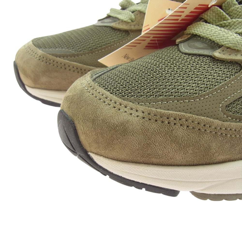 NEW BALANCE ニューバランス U990TB6 フェイクバスターズ鑑定済 Made in USA 990 v6 TB6 スエード ローカット スニーカー グリーン系 27ｃｍ【極上美品】【中古】