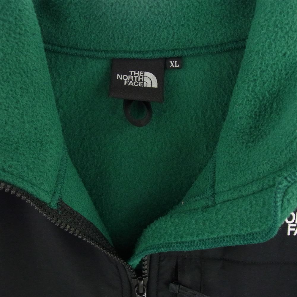 THE NORTH FACE ノースフェイス NA72051 DENALI JACKET デナリジャケット フリース ブラック系 グリーン系 XL【中古】