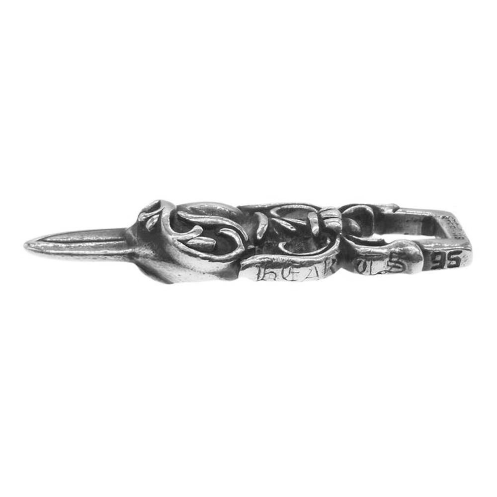 CHROME HEARTS クロムハーツ（原本無） DAGGER HEART ダガー ハート ペンダント トップ【中古】