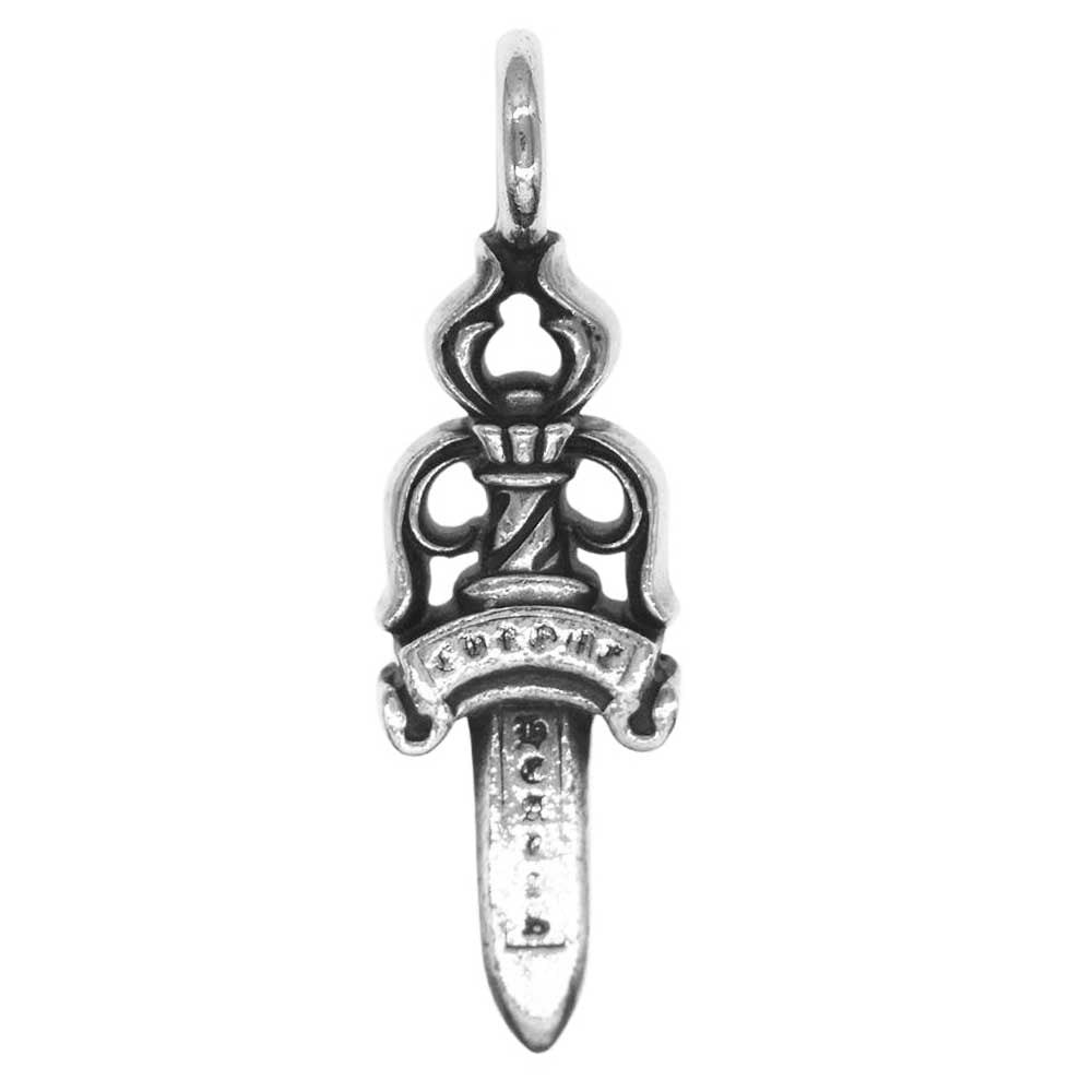 CHROME HEARTS クロムハーツ（原本無） DOUBLE DAGGER ダブルダガー ペンダント トップ【中古】