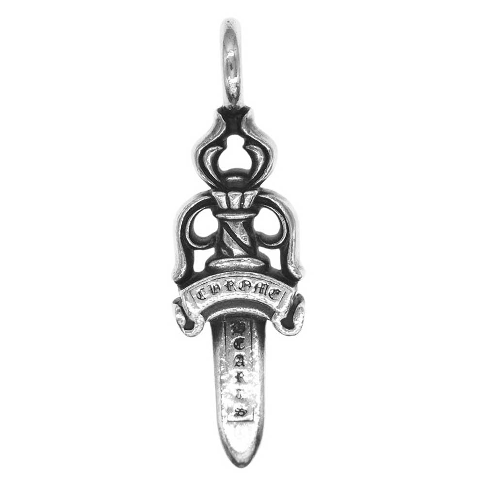 CHROME HEARTS クロムハーツ（原本無） DOUBLE DAGGER ダブルダガー ペンダント トップ【中古】