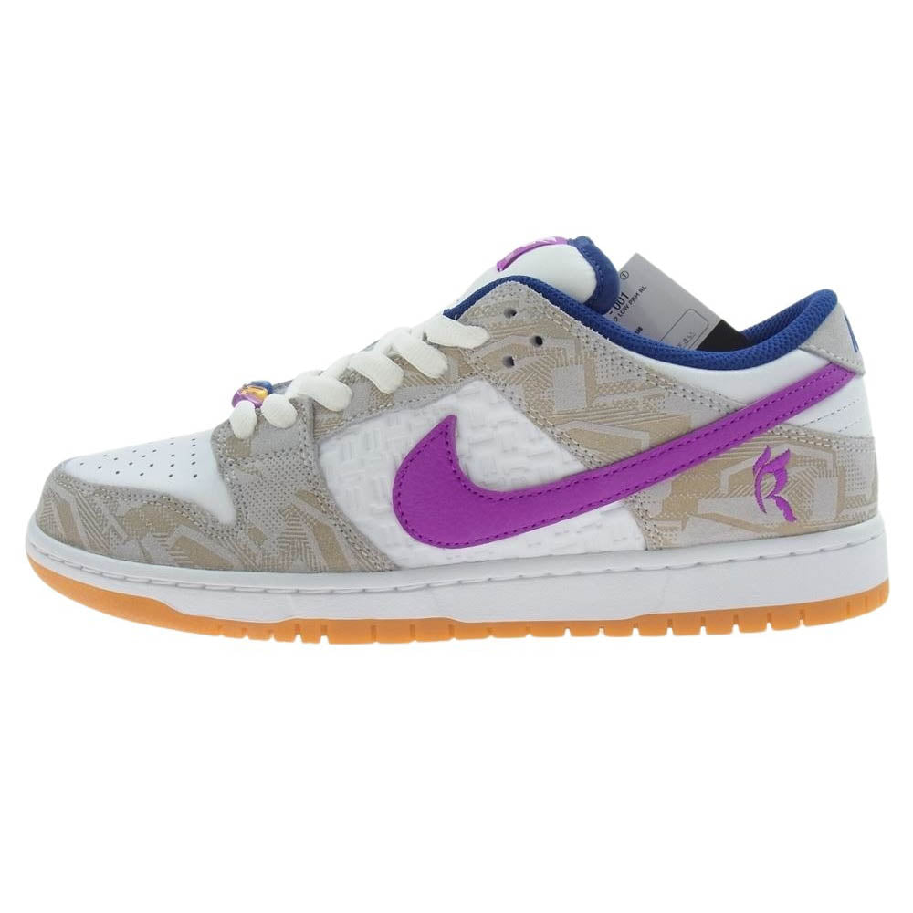 NIKE ナイキ FZ5251-001 × Rayssa Leal ライッサ レアウ SB Dunk Low ダンクロー PRM Pure Platinum and Vivid Purple ピュアプラチナム アンド ヴィヴィッドパープル スニーカー マルチカラー系 28cm【新古品】【未使用】【中古】