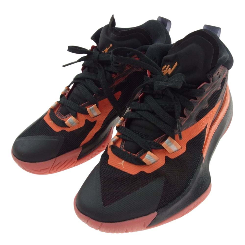 NIKE ナイキ DQ5569-086 Naruto Jordan Zion 1 SP ナルト ジョーダン ザイオン1 SP スニーカー  ブラック系 オレンジ系 24cm【中古】