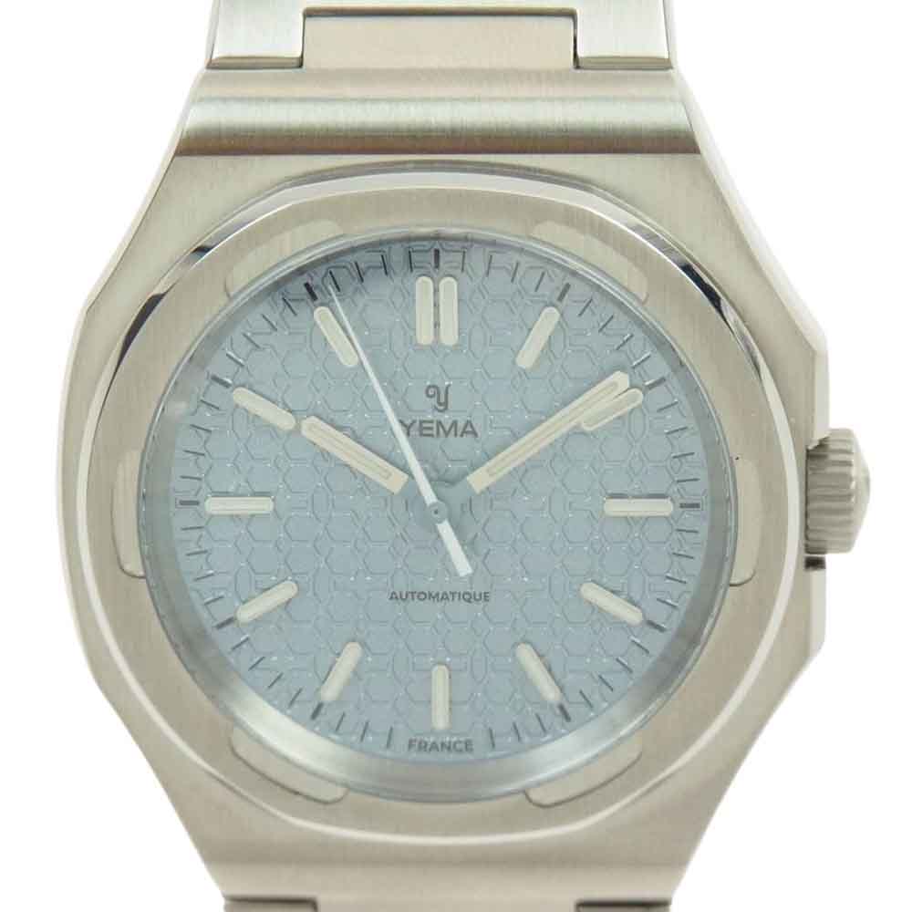 イエマ  YWTR23-GMS WRISTMASTER TRAVELLER リストマスタートラベラー 自動巻 シルバー系【美品】【中古】