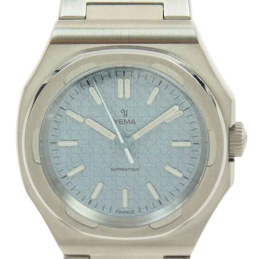 イエマ  YWTR23-GMS WRISTMASTER TRAVELLER リストマスタートラベラー 自動巻 シルバー系【美品】【中古】