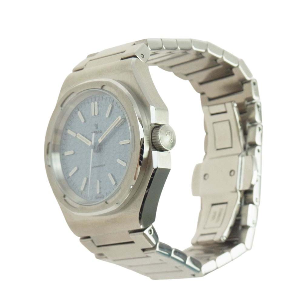 イエマ  YWTR23-GMS WRISTMASTER TRAVELLER リストマスタートラベラー 自動巻 シルバー系【美品】【中古】