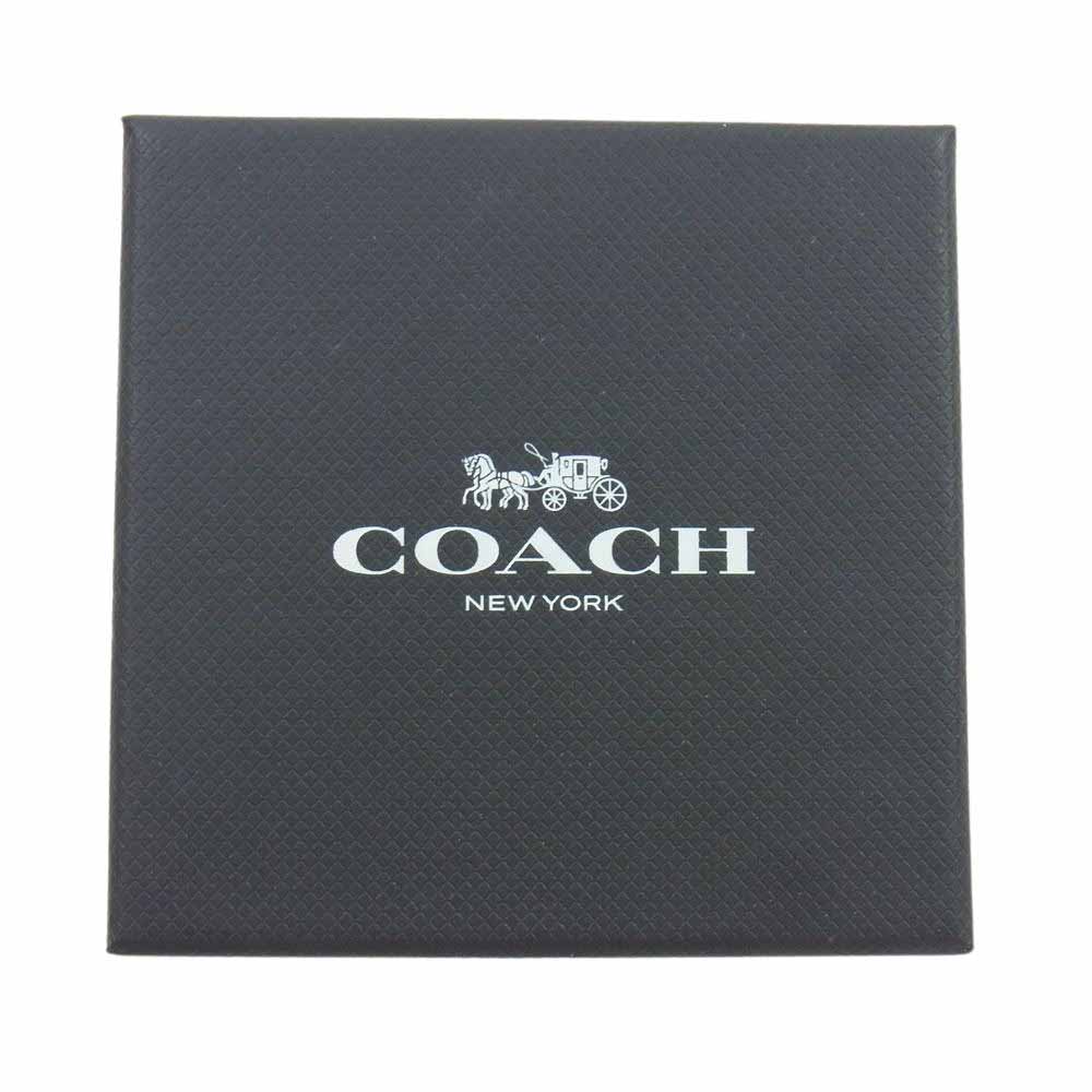 COACH コーチ シグネチャー ロゴ クォーツ 腕時計 ウォッチ ラバーベルト ブラック系【中古】