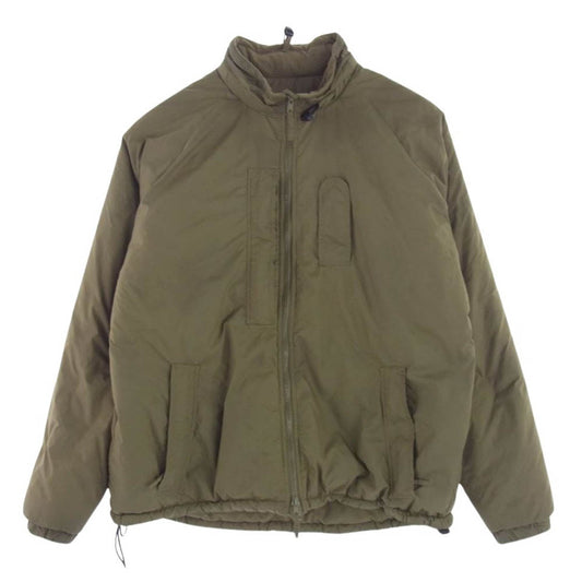 ミリタリー 8415-99-837-6200 UK ARMY  British Military PCS THERMAL JACKET イギリス軍 レプリカ サーマル ジャケット ブルゾン カーキ系 L【中古】
