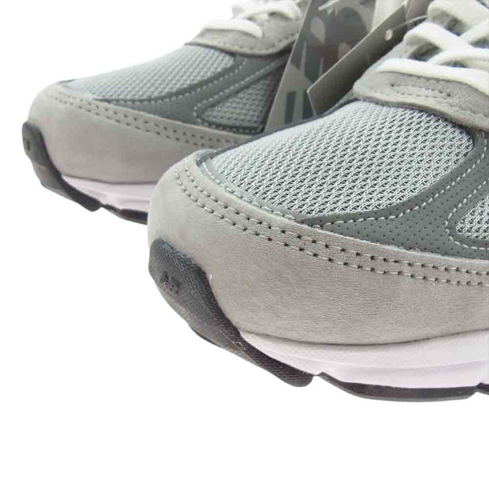NEW BALANCE ニューバランス U990GR4 USA製 990 V4 スエード メッシュ スニーカー グレー系 26.5cm【極上美品】【中古】