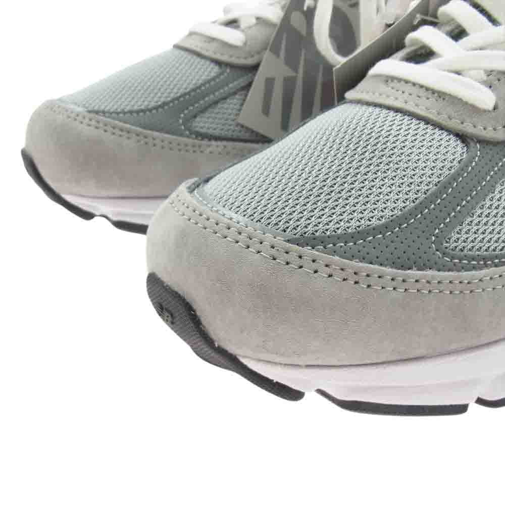 NEW BALANCE ニューバランス U990GR4 USA製 990 V4 スエード メッシュ スニーカー グレー系 27.5cm【極上美品】【中古】