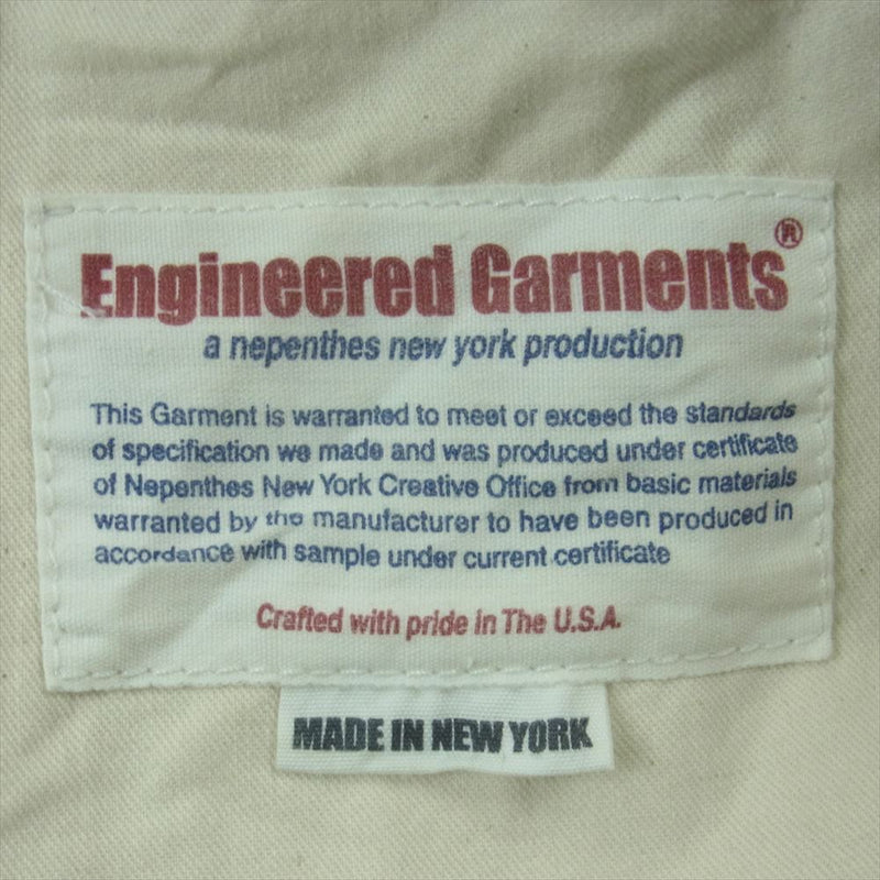 Engineered Garments エンジニアードガーメンツ フード 取り外し可能 ショップ コート グレイッシュベージュ系 M【中古】