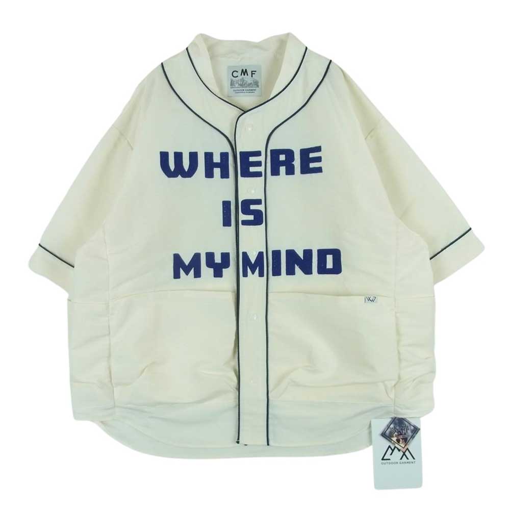 シーエムエフアウトドアガーメント CMF2401-S01J BB SHIRTS SHORT SLEEVE ベースボール 半袖 シャツ オフホワイト系 M【極上美品】【中古】
