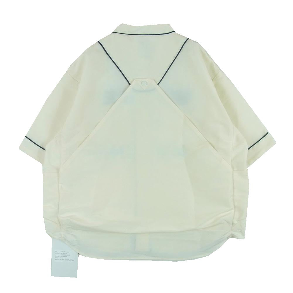 シーエムエフアウトドアガーメント CMF2401-S01J BB SHIRTS SHORT SLEEVE ベースボール 半袖 シャツ オフホワイト系 M【極上美品】【中古】