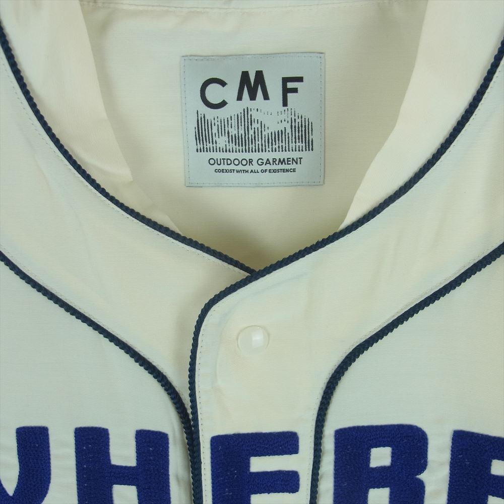 シーエムエフアウトドアガーメント CMF2401-S01J BB SHIRTS SHORT SLEEVE ベースボール 半袖 シャツ オフホワイト系 M【極上美品】【中古】