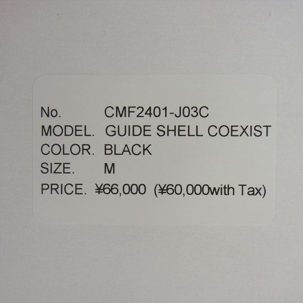 シーエムエフアウトドアガーメント CMF2401-J03C GUIDE SHELL COEXIST ガイド シェル コエグジス パッカブル ジャケット ブラック系 M【極上美品】【中古】