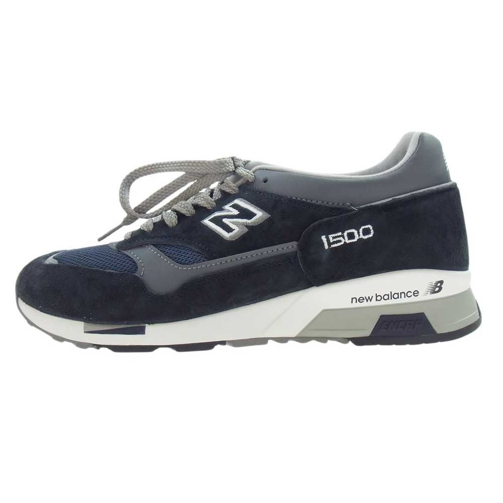 NEW BALANCE ニューバランス U1500PNV UK製 メッシュ スウェード ローカット ネイビー スニーカー ネイビー系 26.5cm【新古品】【未使用】【中古】