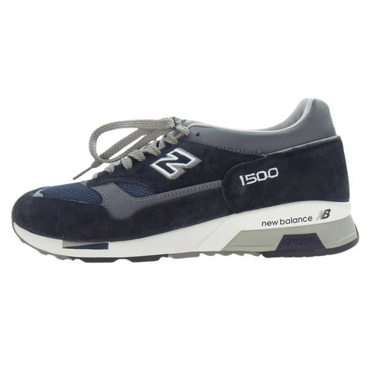 NEW BALANCE ニューバランス U1500PNV UK製 メッシュ スウェード ローカット ネイビー スニーカー ネイビー系 26.5cm【新古品】【未使用】【中古】
