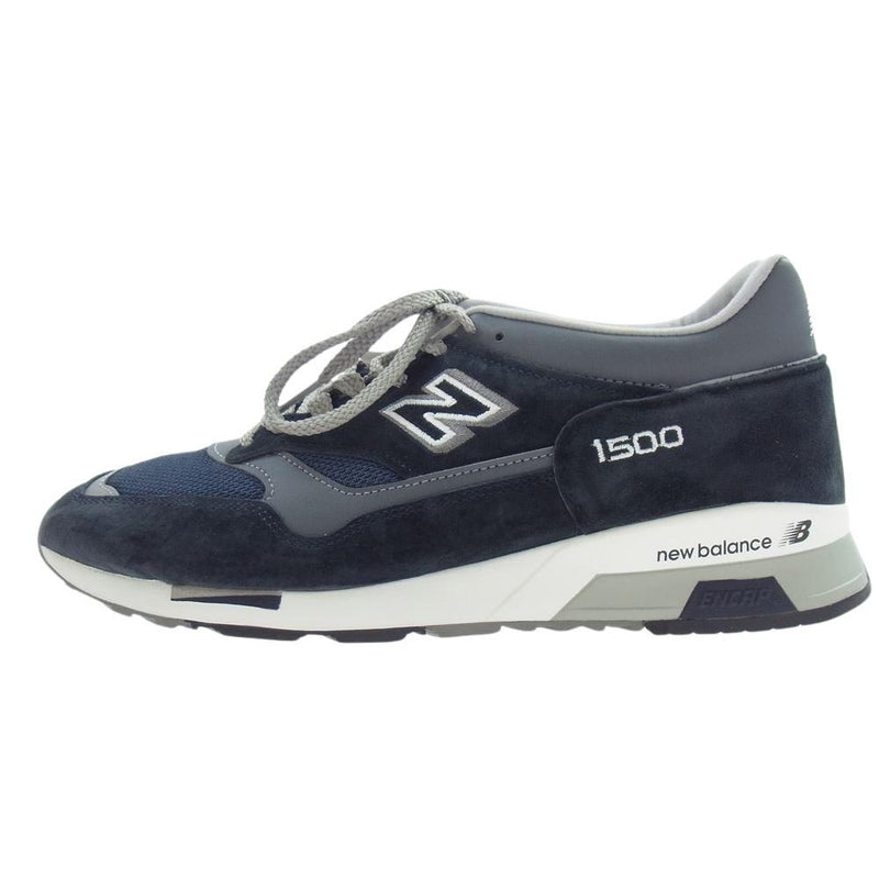 NEW BALANCE ニューバランス U1500PNV UK製 メッシュ スウェード ローカット ネイビー スニーカー ネイビー系 27.5cm【新古品】【未使用】【中古】