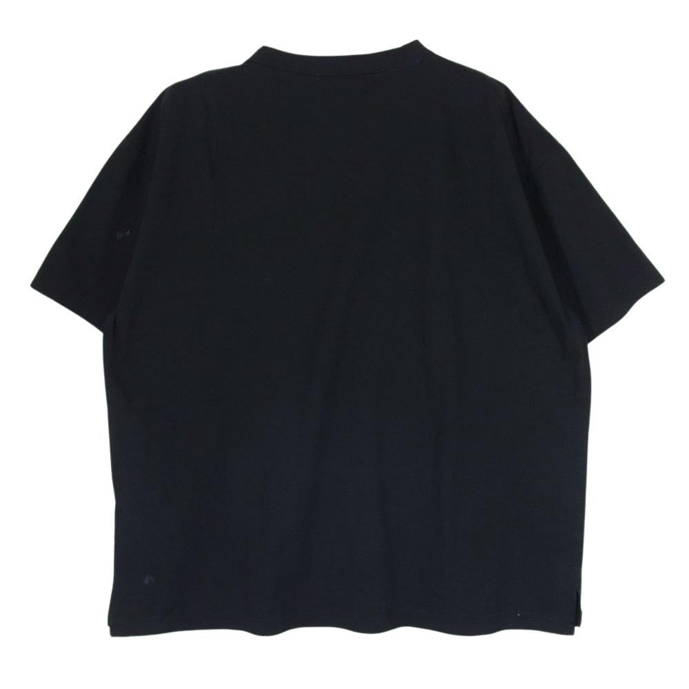 ウィーウィル W-000-8011 TRICOT T-SHIRT トリコット 半袖 Tシャツ ブラック系 1【中古】