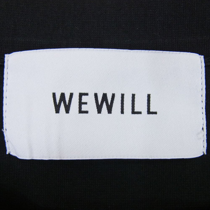 ウィーウィル W-000-8011 TRICOT T-SHIRT トリコット 半袖 Tシャツ ブラック系 1【中古】