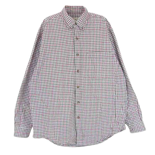 Eddie Bauer エディー・バウアー 90s ボタンダウン ギンガムチェック 長袖 シャツ マルチカラー系 サイズ表記無【中古】