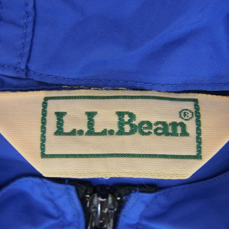 L.L.Bean エルエルビーン 80s 90s アノラック パーカー プルオーバー ジャケット ブルー系 サイズ表記無【中古】