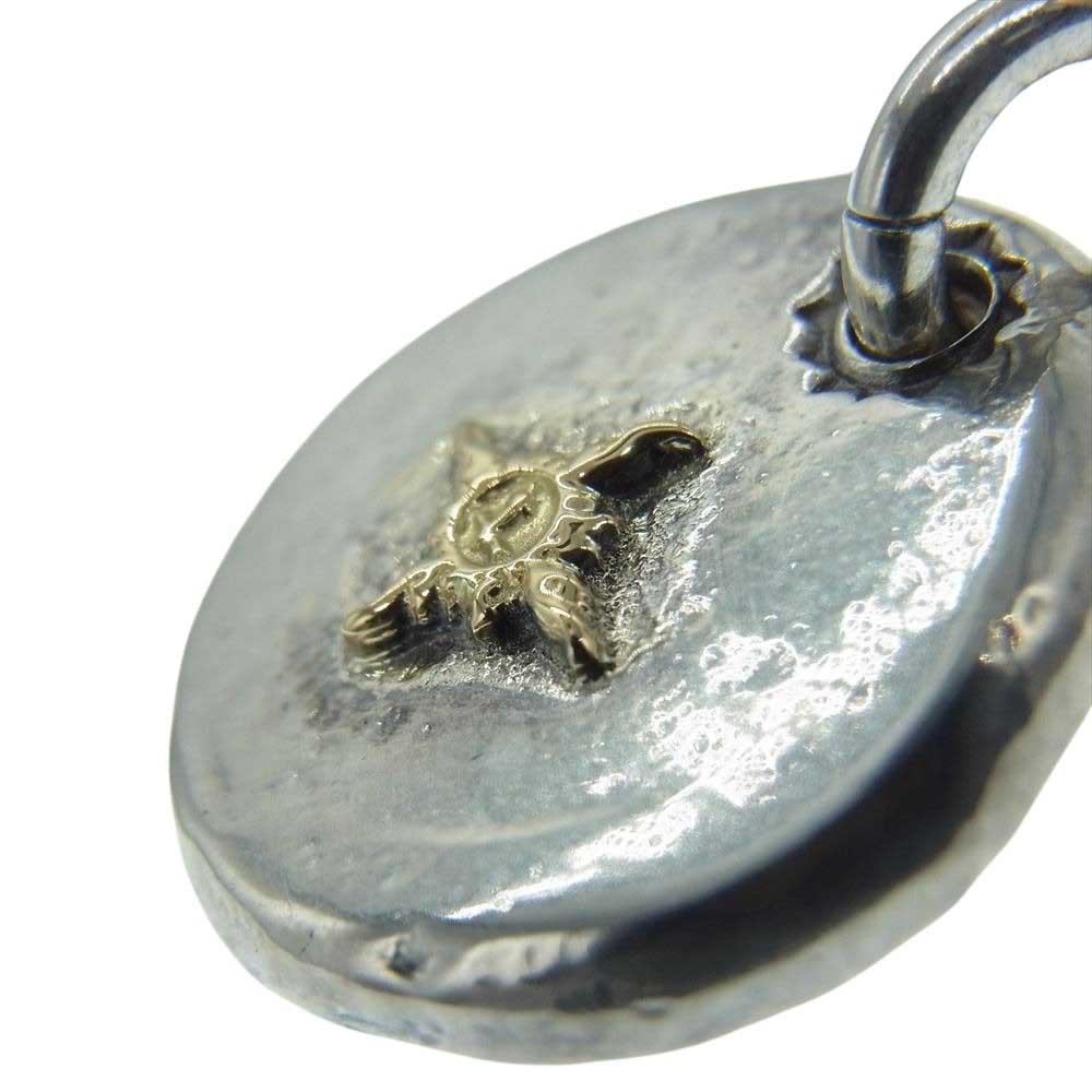 FIRST ARROW's ファーストアローズ 透かしマーク付メタル ペンダント トップ シルバー系 ゴールド系【中古】
