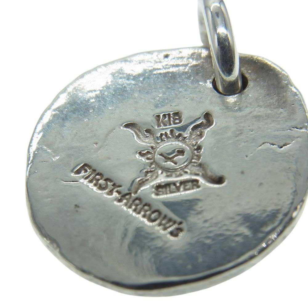 FIRST ARROW's ファーストアローズ 透かしマーク付メタル ペンダント トップ シルバー系 ゴールド系【中古】